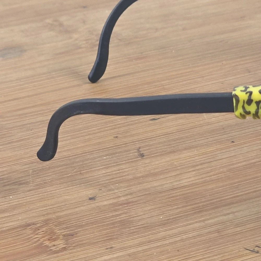 Pit Viper WYLD1 Sunglasses Mens One Size Yellow Red Mirrored Shield Leopard - Picture 5 of 16